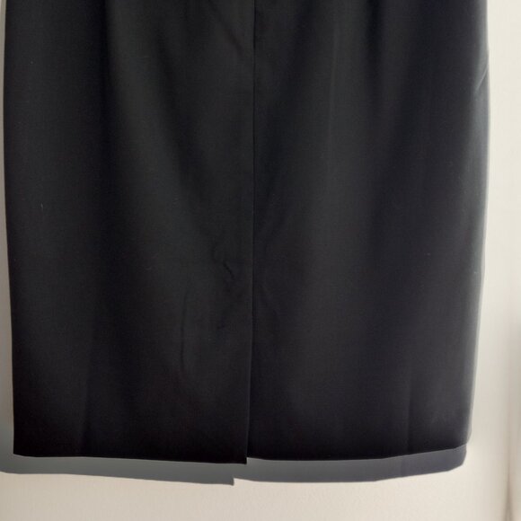 'BANANA REPUBLIC' Solid Black Skirt Size 8 Tall EUC - Picture 8 of 8